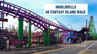 INGOLDMELLS Fantasy Island Walk From Ingoldmells Beach - 4K