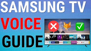 how to turn off voice guide on samsung smart tvs