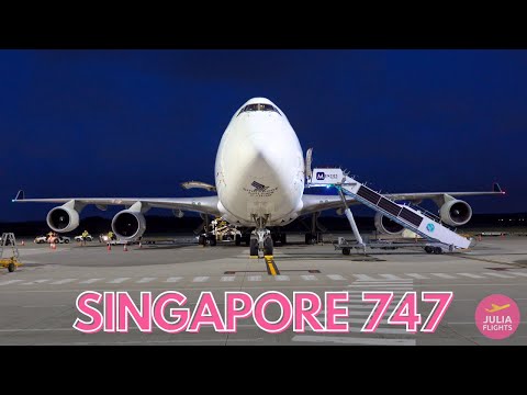 EXCLUSIVE AIRSIDE Shots Singapore Cargo 747 Unloads PEARL JAM Tour Gear Brisbane Airport Australia
