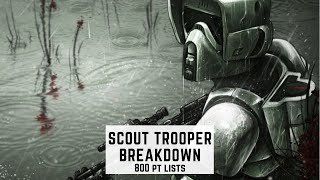 Star Wars: Legion: Scout Trooper Unit Breakdown