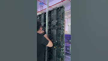 Quick installation#leddisplay #ledscreen #leddisplayscreen #ledvideowall #ledwall #rentalleddisplay