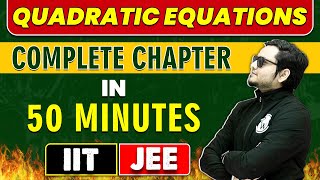 QUADRATIC EQUATIONS | Mind Map Revision In 50 Minutes | Class 12th/JEE QUADRATIC EQUATIONS | Mind Map Revision In 50 Minutes | Class 12th/JEE