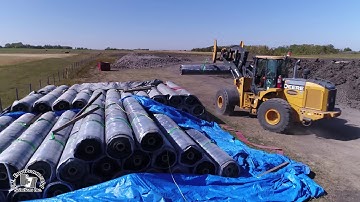 Geomembrane installation