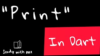 Print In Dart | In Hindi | Flutter | Android Studio