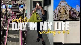 Day in the life working a 9-5 as a engineer | meetings, gym, errands