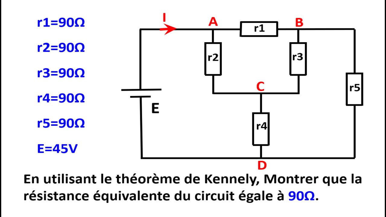 théorème de Kennelly #Circuit_électrique_CE