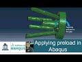 how to apply preload on a compression screw