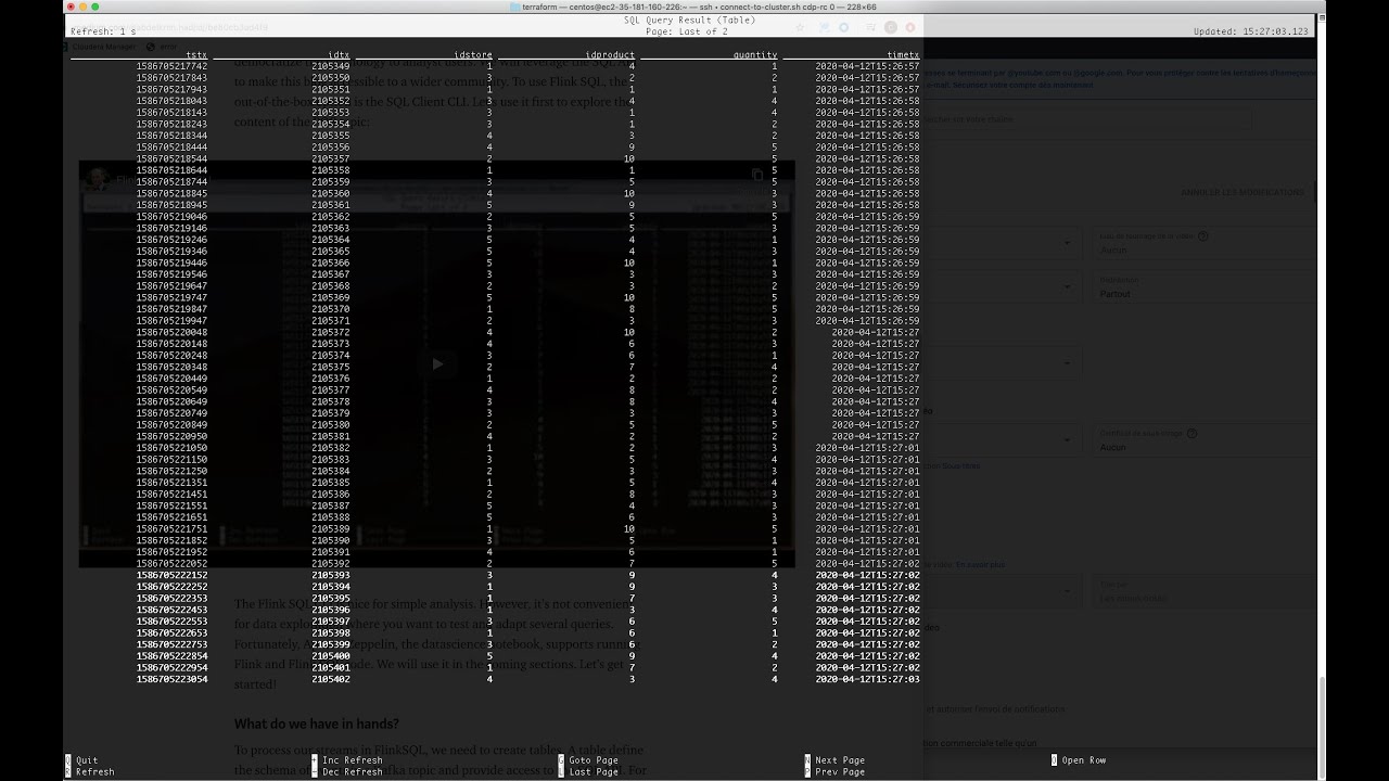Flink SQL Client CLI - YouTube