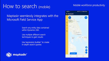 Maptaskr - Search Functionality on a Mobile