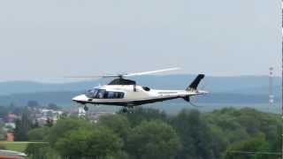AgustaWestland A109 E OMTTV Power helicopter dynamic demo flight / Poprad Airshow 2012