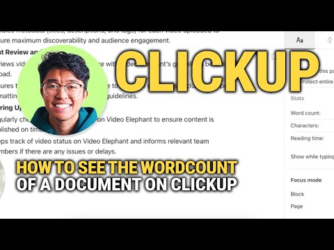 How To See The Word Count Of A Document On ClickUp: Easy Check!