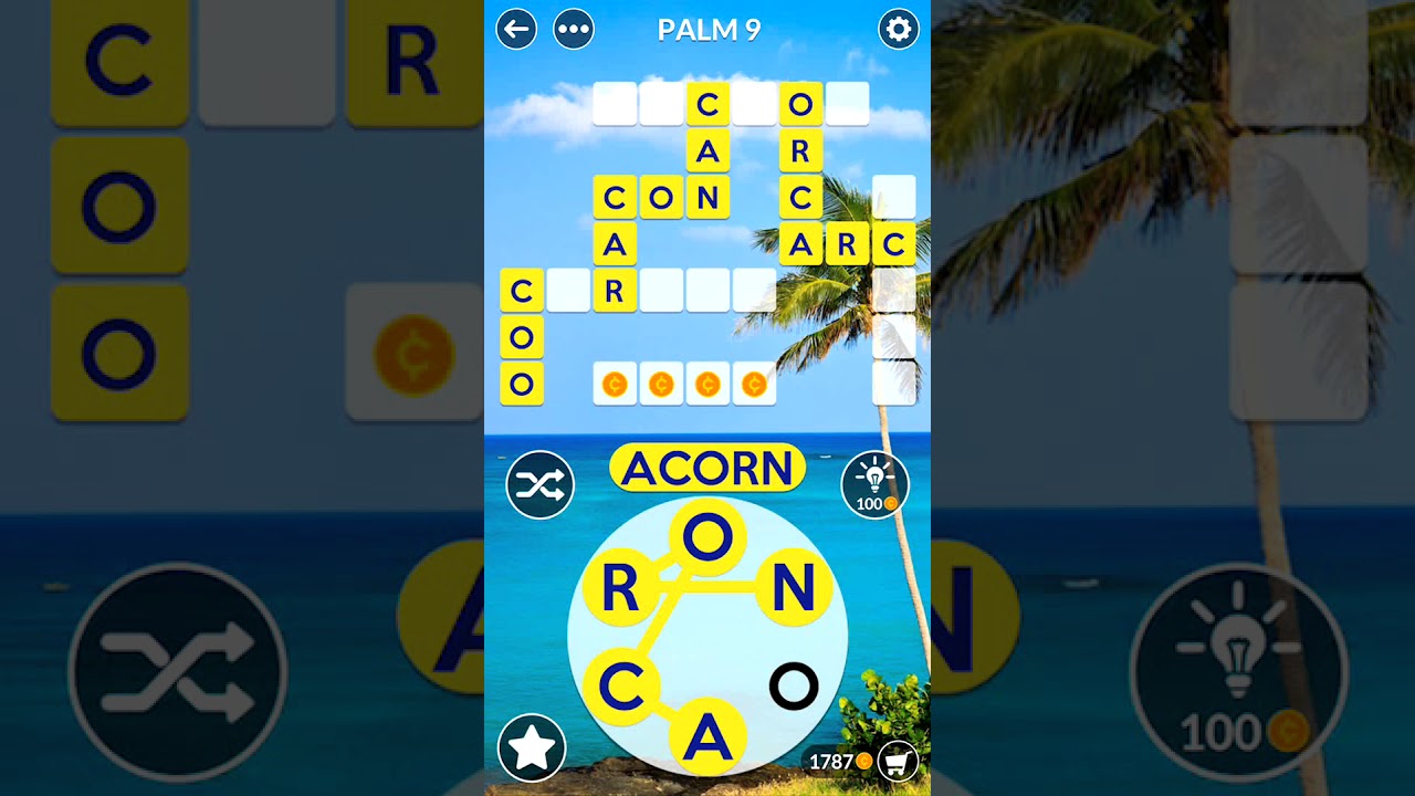 Wordscapes Palm 9 | Wordscapes Answers