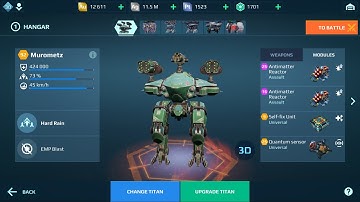 #WarRobots / TASK-13 LETS KILL SOME TITANS  / evo life bloom / MitoTheGamer