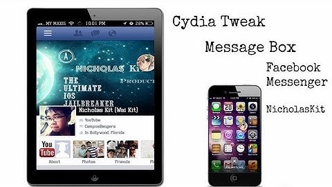 [Cydia Tweak] Message Box - Facebook Chat Now In Homescreen For iOS