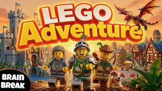 ⭐ LEGO Adventure 🪙 Brain Break | Fitness Run | Party | Exercise | GoNoodle Inspired
