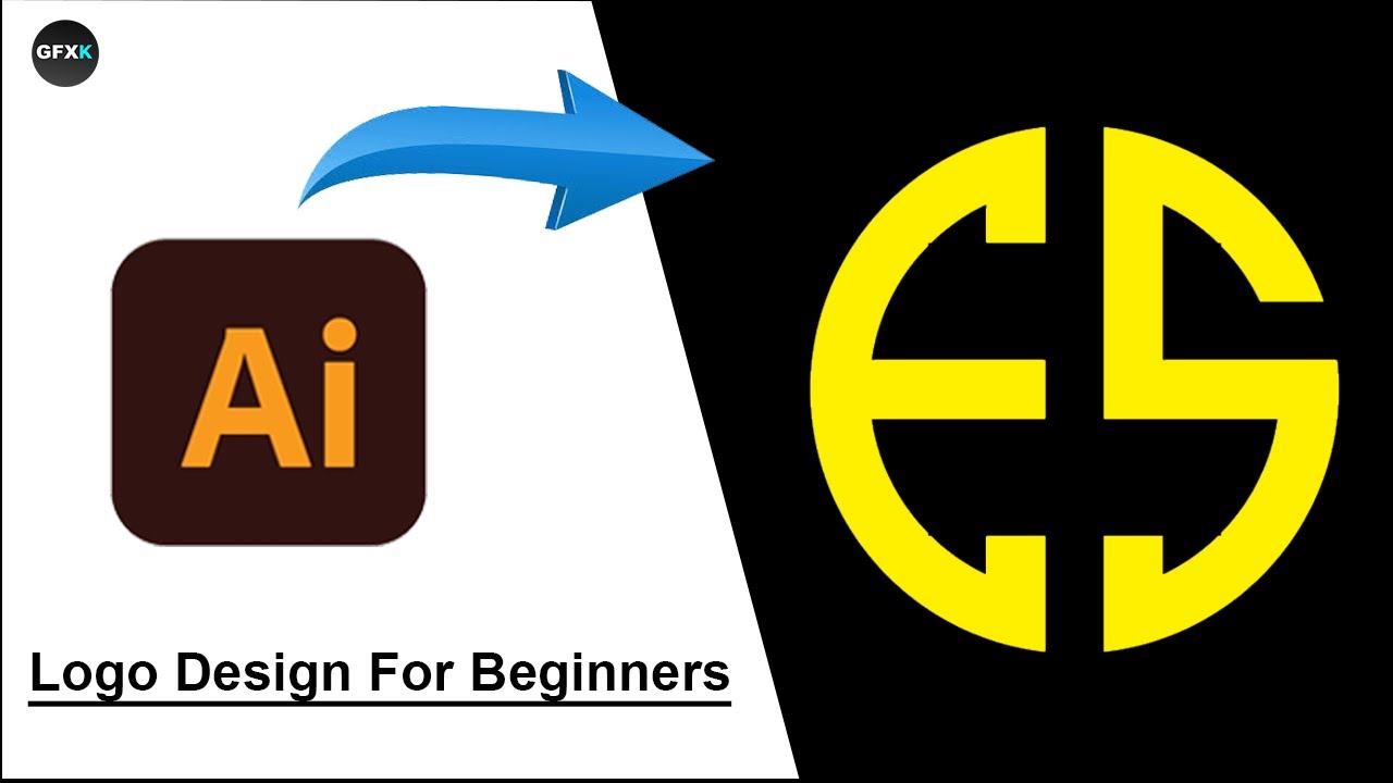 Adobe Illustrator Logo Design Easy Tutorial For Beginners | GFXKartik