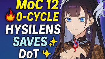 💀 DoT is BACK! MoC 12 ZERO-CYCLE Clear 🔥 Hysilens + Kafka + Black Swan + Ruan Mei
