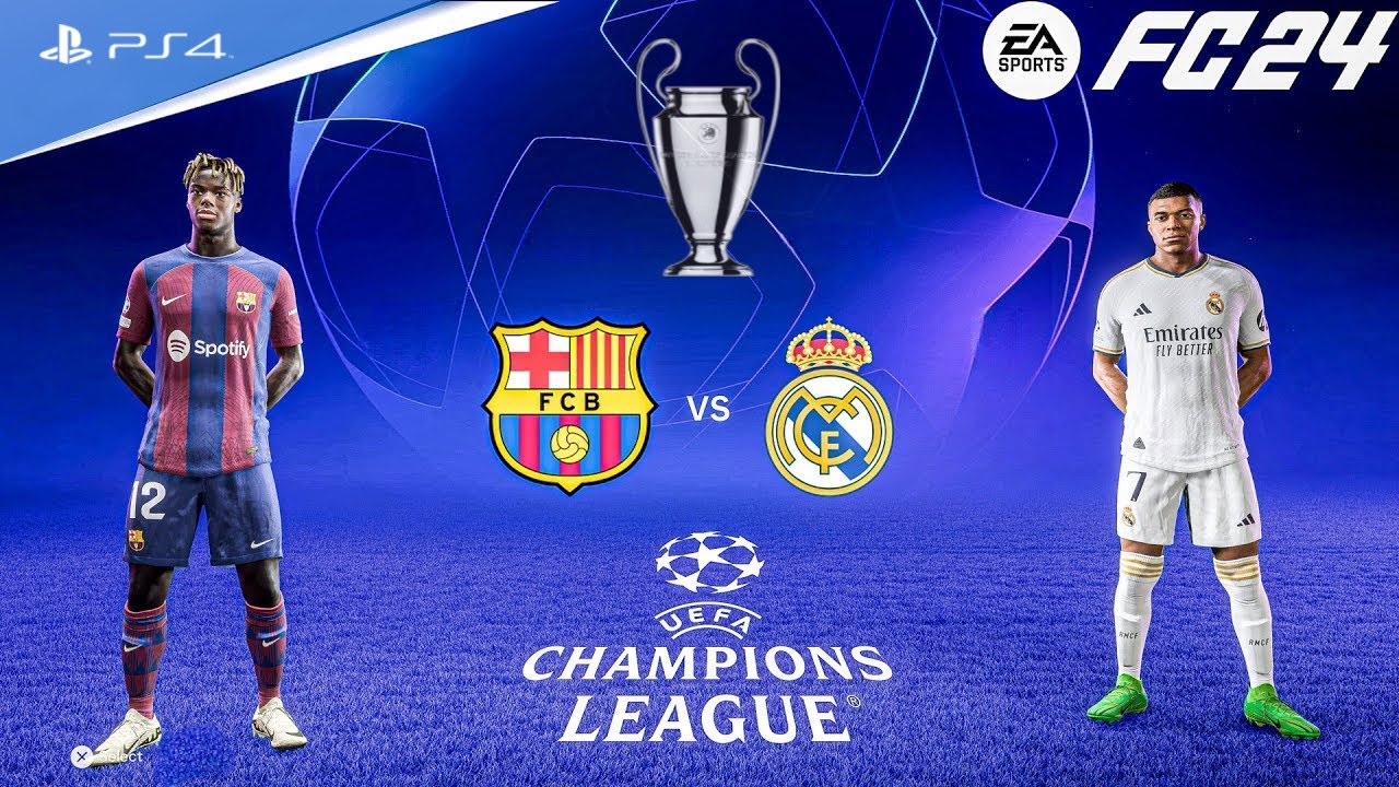FC 24 - Real Madrid Vs Barcelona - Ft.Mbappe | UCL Final 24/25 Full ...