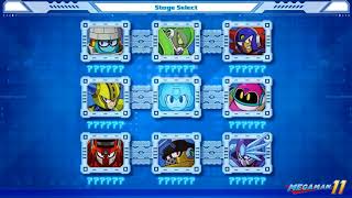 Mega Man 11 Stage Select (Cover, Outdated)