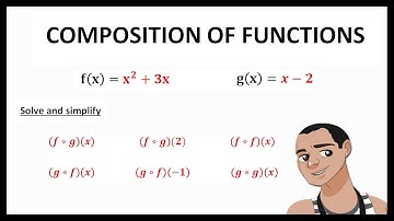 COMPOSITION OF FUNCTIONS || GENERAL MATHEMATICS