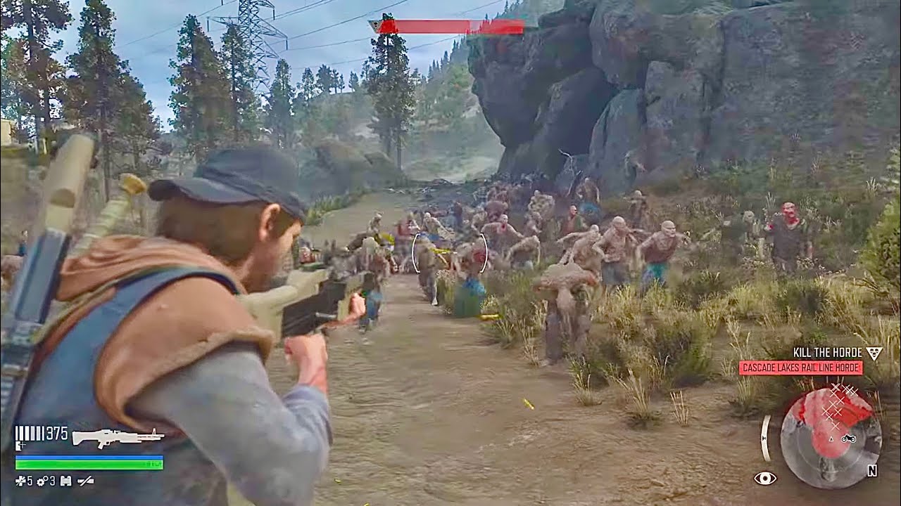 DAYS GONE - Cull the Cascade Lakes Rail Line Horde