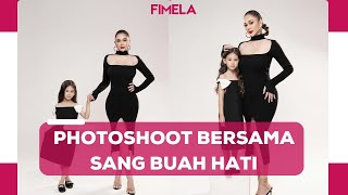6 Pesona Mahal Aura Kasih Photoshoot Bersama Sang Buah Hati, Arabella yang Berparas Bule