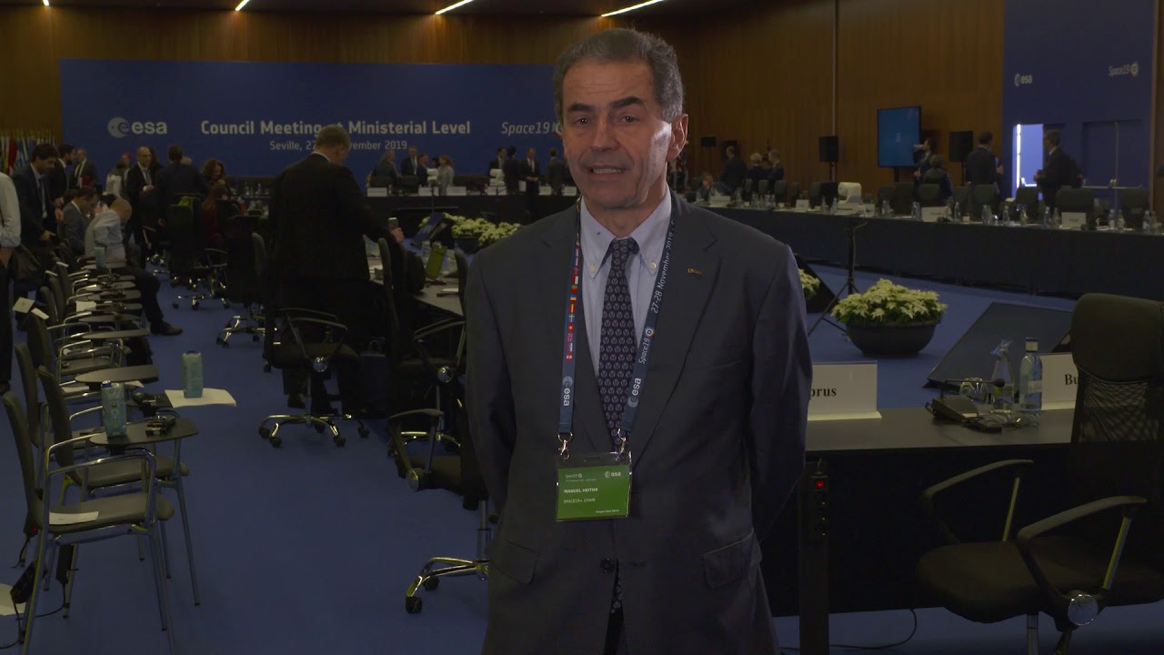 Ministro da Ciência, Tecnologia e Ensino Superior no Conselho Ministerial da ESA