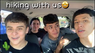 HIKING WITH US! *118 DEGREE WEATHER*