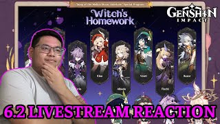 hol' on , these Hexenzirkel buffs are kinda... | Genshin Impact 6.2 Livestream Reaction