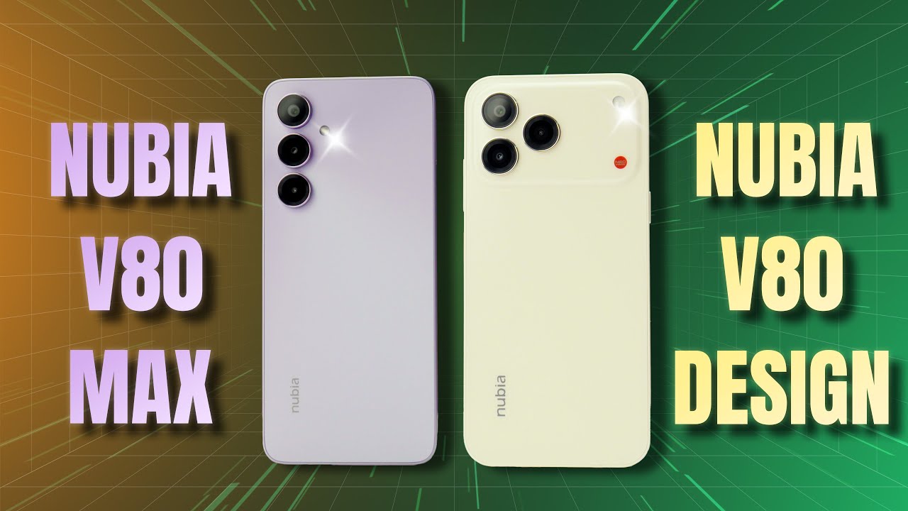 Đập Hộp Nubia V80 Max & V80 Design 2-3 Triệu Pin 6000mAh, Cấu Hình Khoẻ 8Gb/256Gb!!