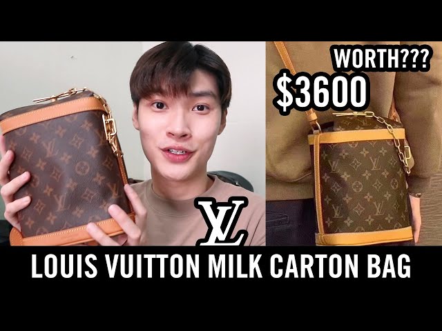 LOUIS VUITTON BAG REVIEW  MILK CARTON BOX MONOGRAM 