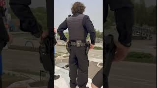 COP ON A ROOFTOP at Dunkin’ for the Special Olympics of Wisconsin #specialolympics #donuts #coffee