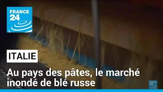 Le marché italien inondé de blé russe • FRANCE 24