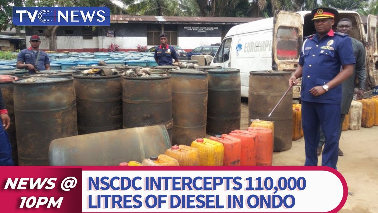 NSCDC Intercepts 110,000 Litres Of Diesel, Arrests 8 Persons