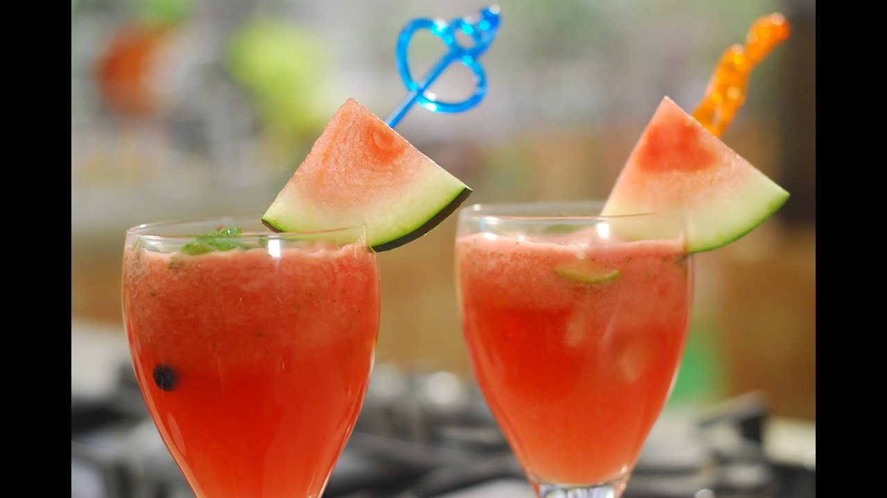 Watermelon Lemonade | Cook Smart | Sanjeev Kapoor Khazana