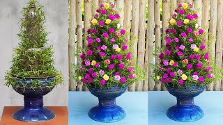 How To Make A Beautiful Christmas Tree Garden With Flowers