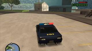 Sultan Police Car FBI lights - San Andreas SAMP screenshot 4