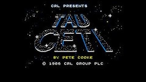 Tau Ceti Review for the Amstrad CPC by John Gage