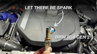 How to DIY Replace BMW Spark Plugs | BMW G20 M340i - Gen2 B58