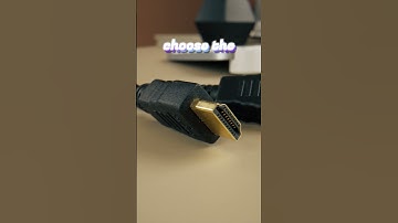 DisplayPort vs HDMI, which cable is better 🔌 #shorts