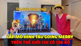 CrisDevilGamer và Tũn LẮP MÔ HÌNH TÀU GOING MERRY CHÁY TRÊN THẾ GIỚI CHỈ CÓ 188 BỘ