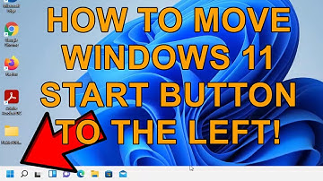 How to Move your Start Button to the Left in Windows 11