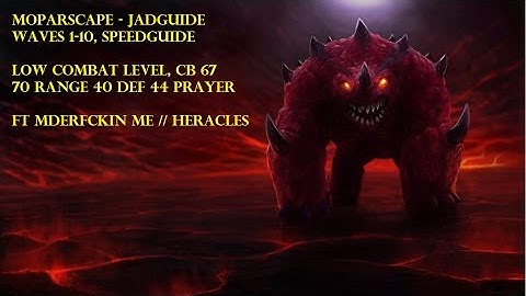 Moparscape - Easy Jadguide, waves 1-10 low level