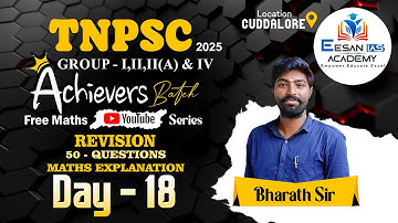 DAY 18| REVISION | EESAN IAS ACADEMY | CUDDALORE |9087342919