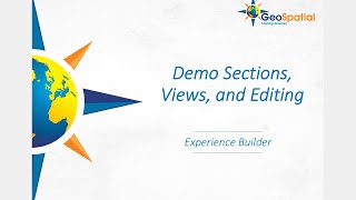 Demo Sections, Views, Editing