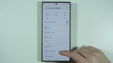 Samsung Galaxy S25 Ultra: How to Change Notification Vibration (Switch Vibration Pattern)