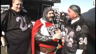 Crusader raider keith smith makes his annual crusade to oakland from
london, along with fellow raiders diehard big dave chapman. daves
brother richard could ...