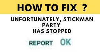 Fix Unfortunately Stickman Party App Has Stopped Problem Solved in Android & Ios Problem Solved screenshot 5