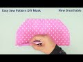 Very Easy Face Mask Sewing Tutorial | DIY Breathable Mask | Easy Pattern Fabric Mask Making Ideas