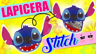 LAPICERA 3D STITCH 🌺 DIY ESTUCHE #STITCH | MANUALIDADES EN CARTÓN | DISEÑARTE ESPACIO CREATIVO ♥